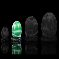 Bad Demon Plug Emerald Egg M 11 x 6.8cm